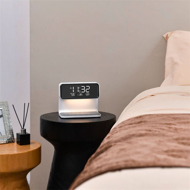 SleekStation – Clutter-Free Nightstand Solution with Touch Lamp