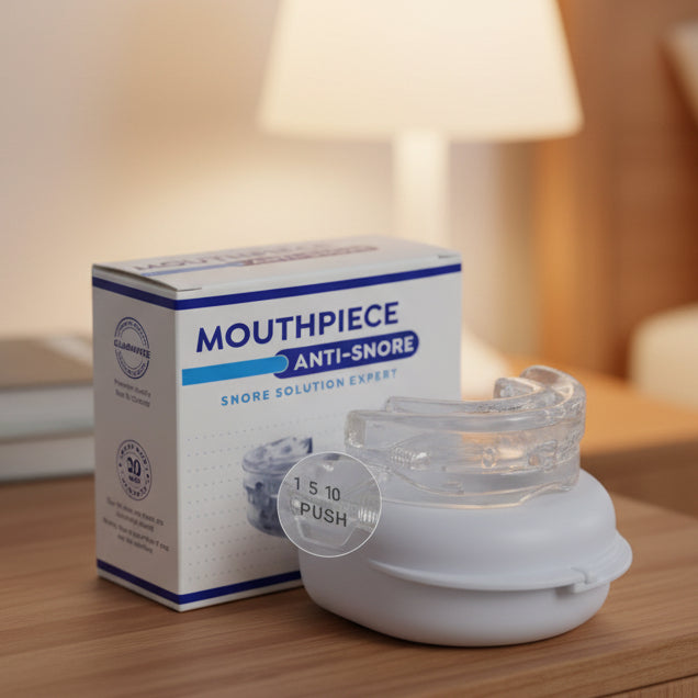 Snorer – Adjustable anti-snoring mouthpiece for peaceful, restful sleep