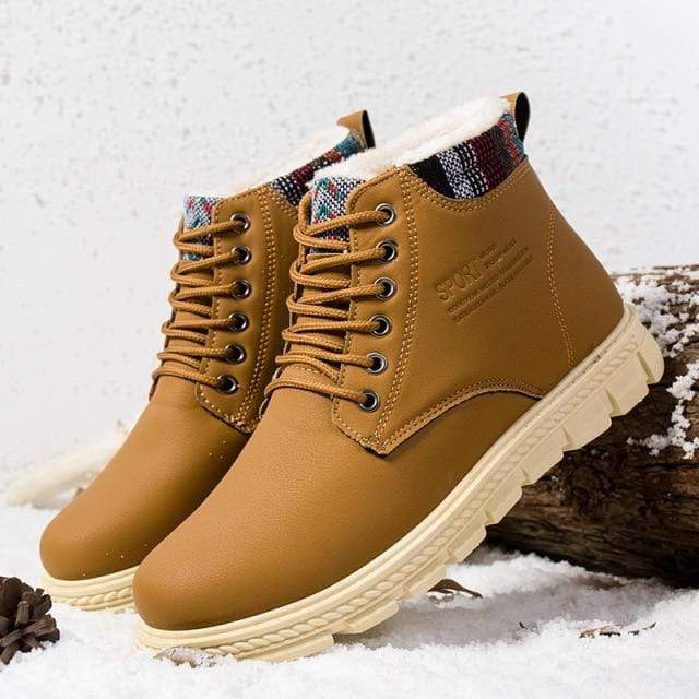 Vintage Leather Snow Boots