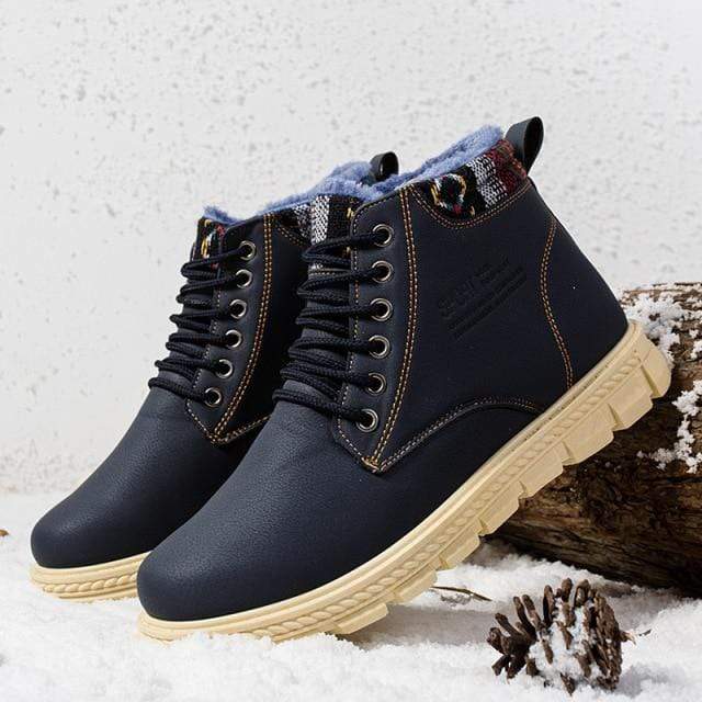 Vintage Leather Snow Boots
