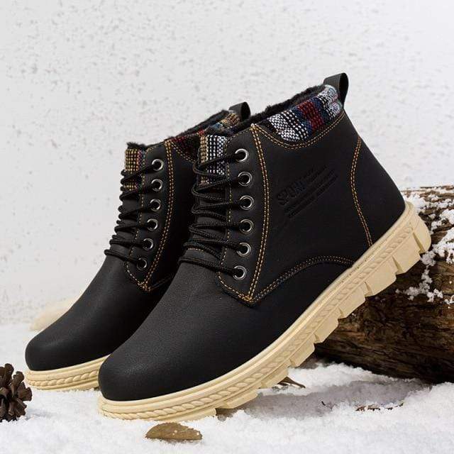 Vintage Leather Snow Boots