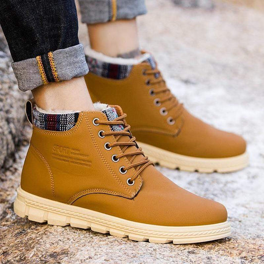 Vintage Leather Snow Boots