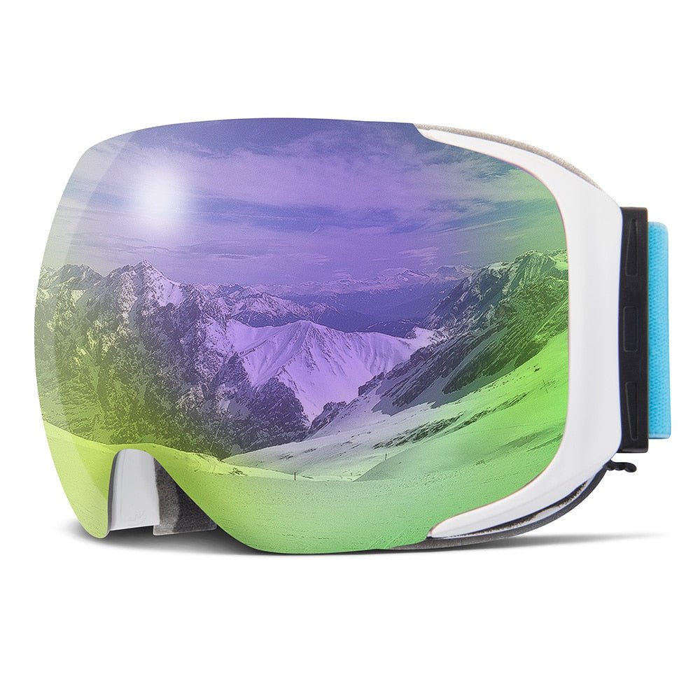 SNOWREFLECT – Premium Magnetic UV400 Anti-Fog Ski Goggles with Quick-Change Lenses