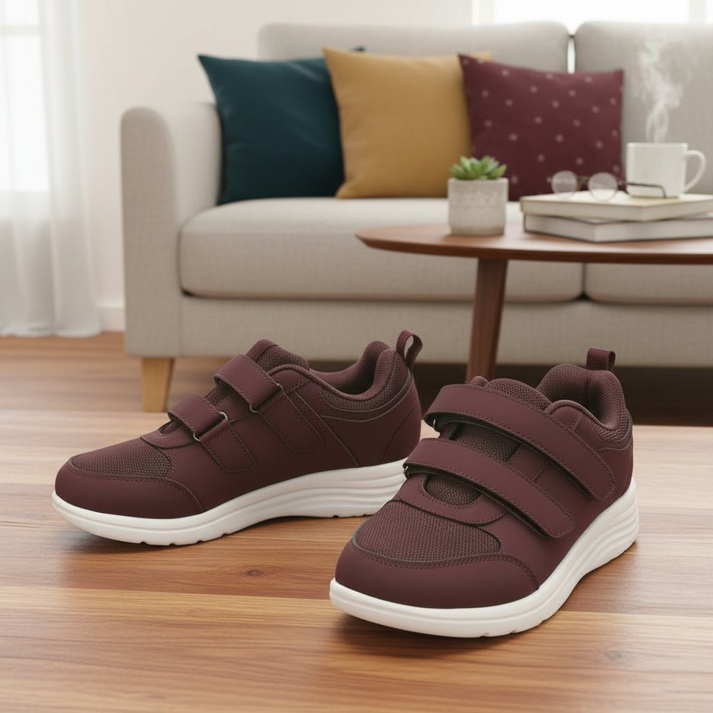 SOFTCARE – Women’s Lightweight Diabetic Walking Shoes with Adjustable Comfort Fit
