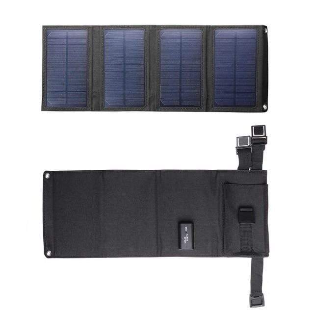20W 5V Portable Solar Panel Mobile Power Bank