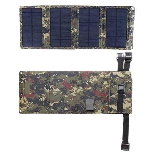 20W 5V Portable Solar Panel Mobile Power Bank