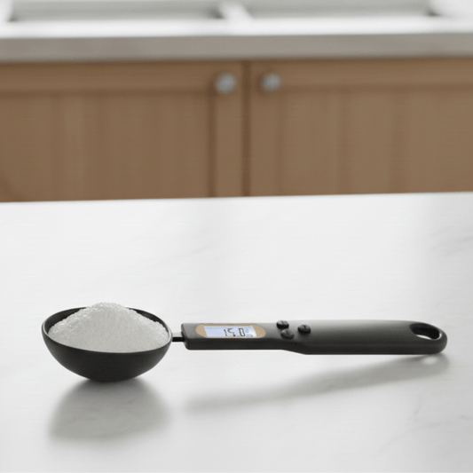 SPOONSCALE – Smart Electronic Measuring Spoon for Exact Ingredient Control, Multi-Unit Scale