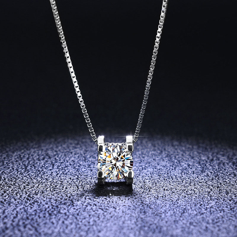 Premium S925 Silver Moissanite Necklace