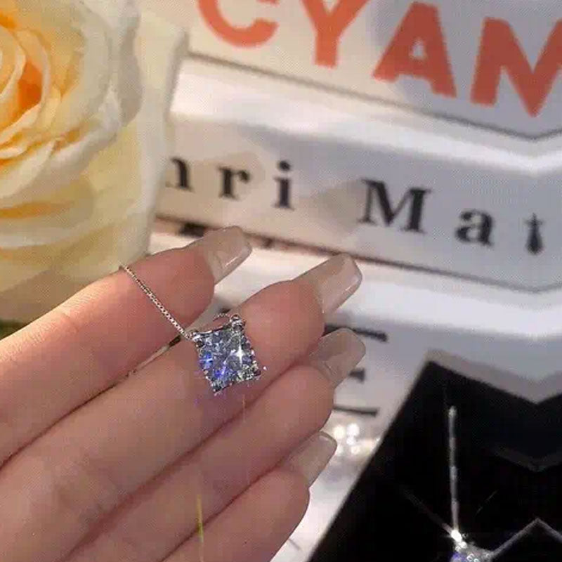 Premium S925 Silver Moissanite Necklace