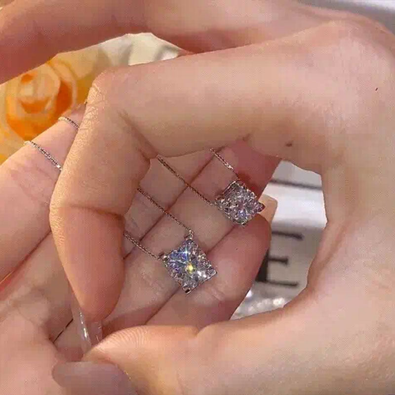 Premium S925 Silver Moissanite Necklace
