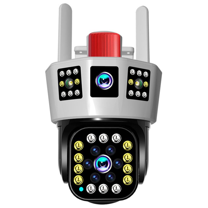 360° Smart Solar Surveillance Camera with Three-screen Monitoring✨
