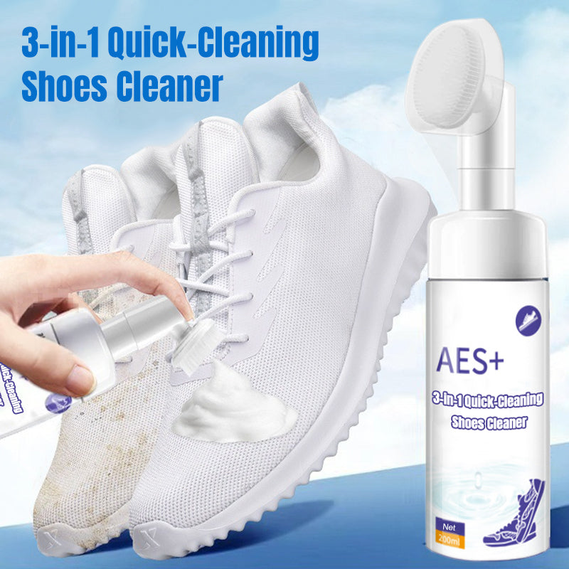 3-in-1 Quick-Cleaning Shoes Cleaner