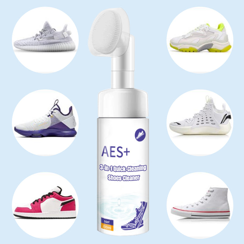 3-in-1 Quick-Cleaning Shoes Cleaner