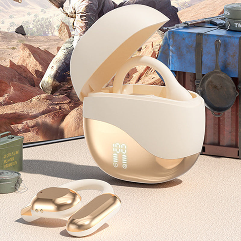360° ACS Panoramic Sound Effects - Wireless Open Ear Headphones with LED Display