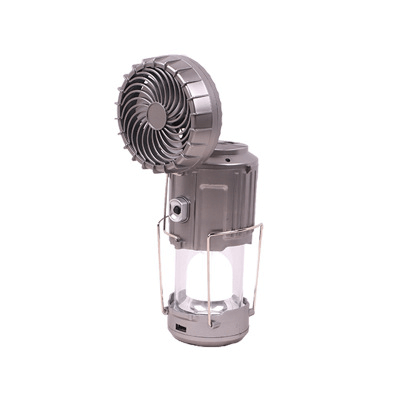 Portable Solar Camping Light With Fan