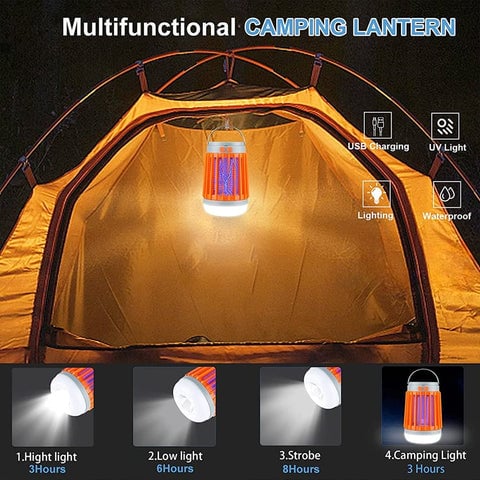 Multi-functional Solar Camping Mosquito Killer Lamp