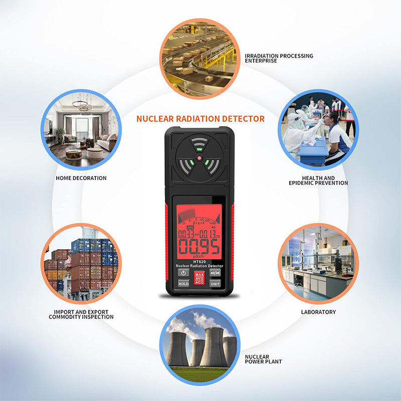 HT672 Multi-Field EMF Meter for EF, RF, MF