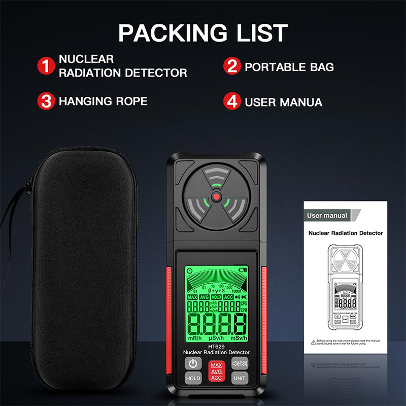 HT672 Multi-Field EMF Meter for EF, RF, MF