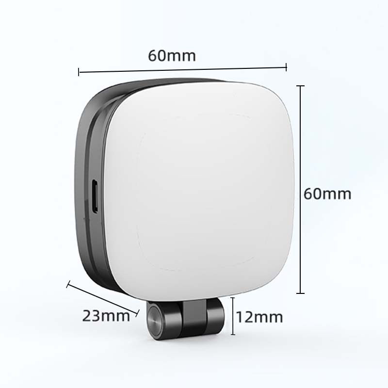3-in-1 Phone Stand, Mirror, and Magnetic Selfie Fill Light
