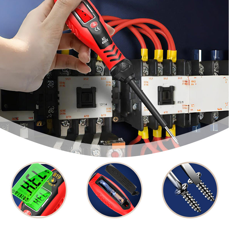 Intelligent Non-Contact Voltage Tester - Safe & Efficient Electrician's Best Tool