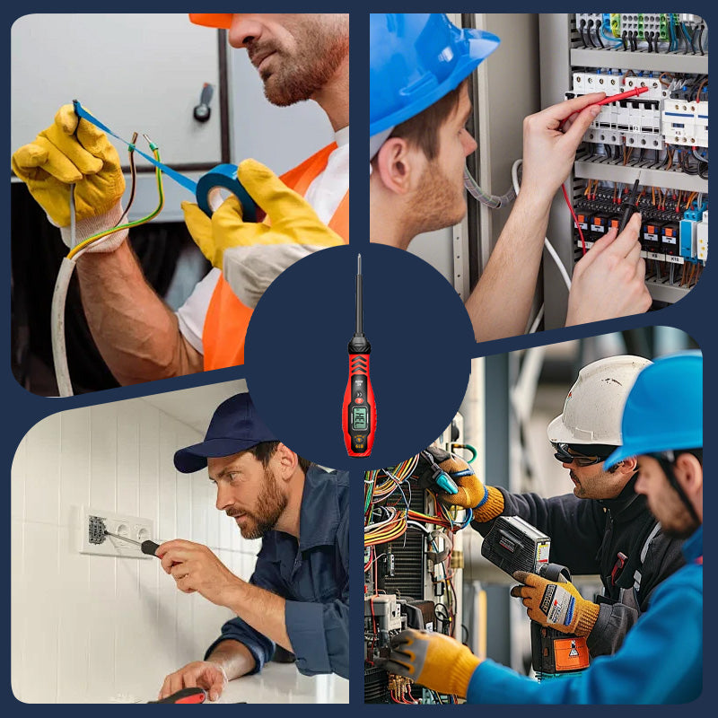 Intelligent Non-Contact Voltage Tester - Safe & Efficient Electrician's Best Tool