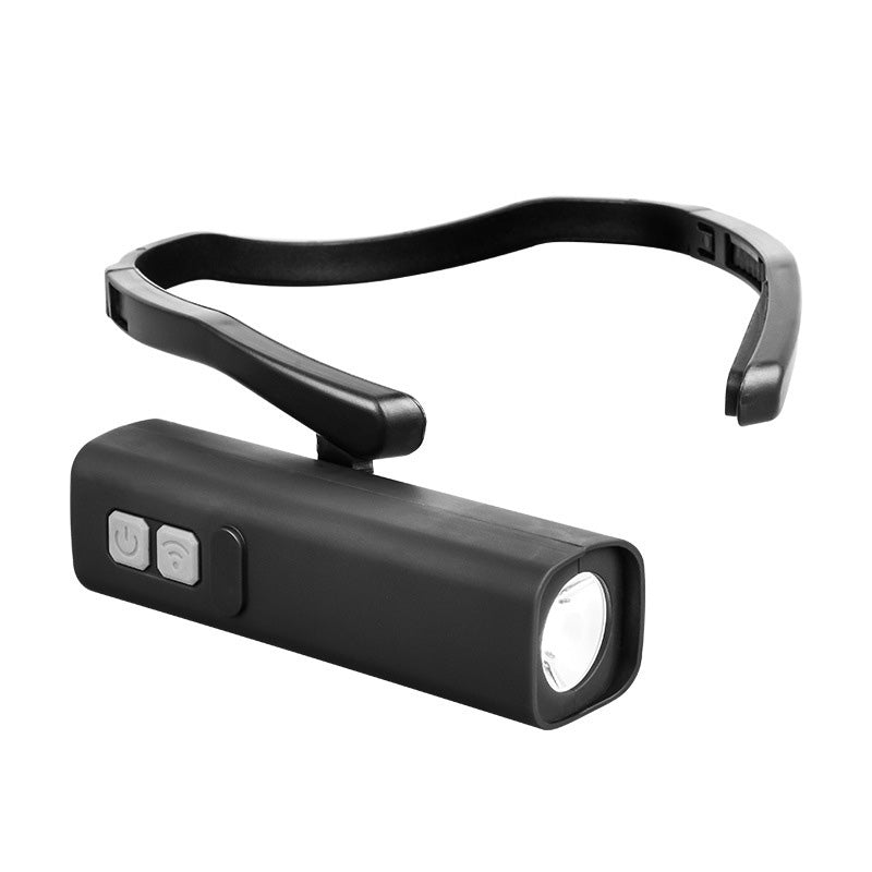 ar-Hanging Rechargeable LED Headlamp – Motion Sensor, 5 Light Modes, Adjustable Angle for Camping, Hiking, Running, Repairs