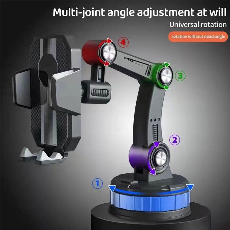 Super Adsorption – 360° Suction Phone Holder for Car, Desk & Kitchen