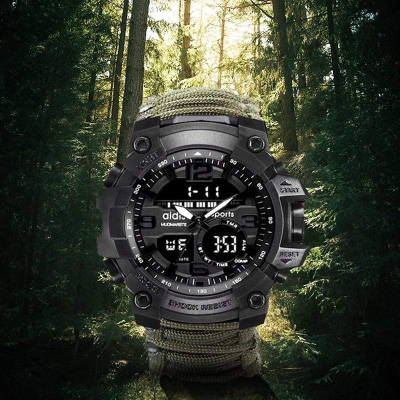 Men Digital Multi Use Survival Digital Sports Watches