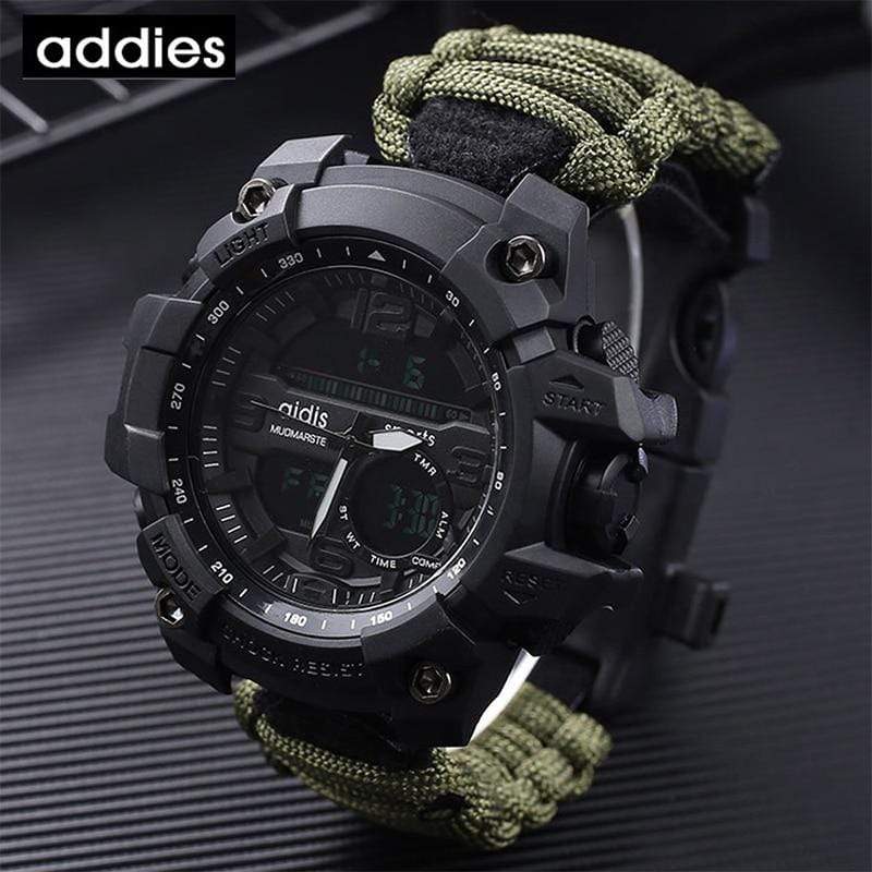 Men Digital Multi Use Survival Digital Sports Watches