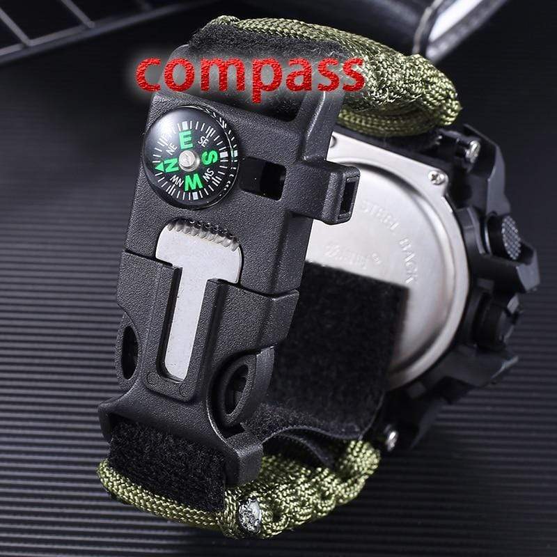 Men Digital Multi Use Survival Digital Sports Watches