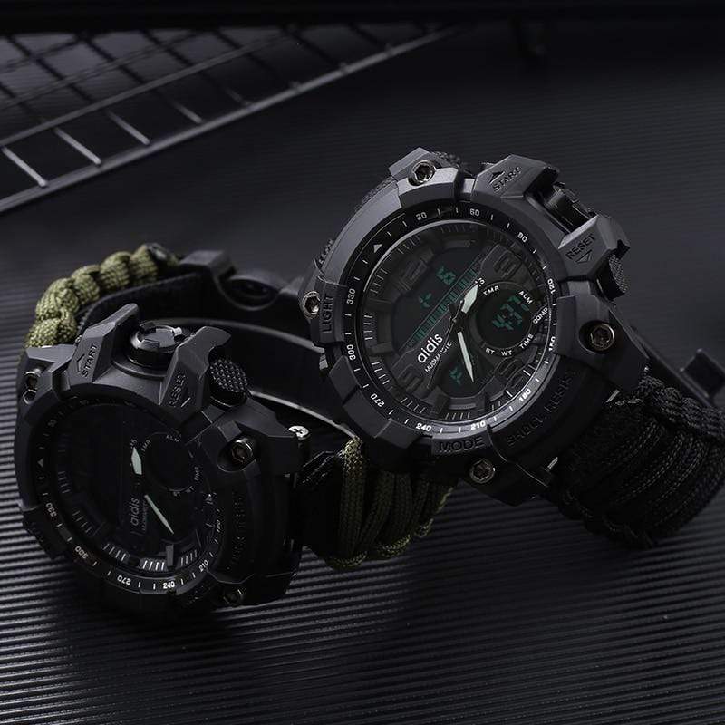 Men Digital Multi Use Survival Digital Sports Watches
