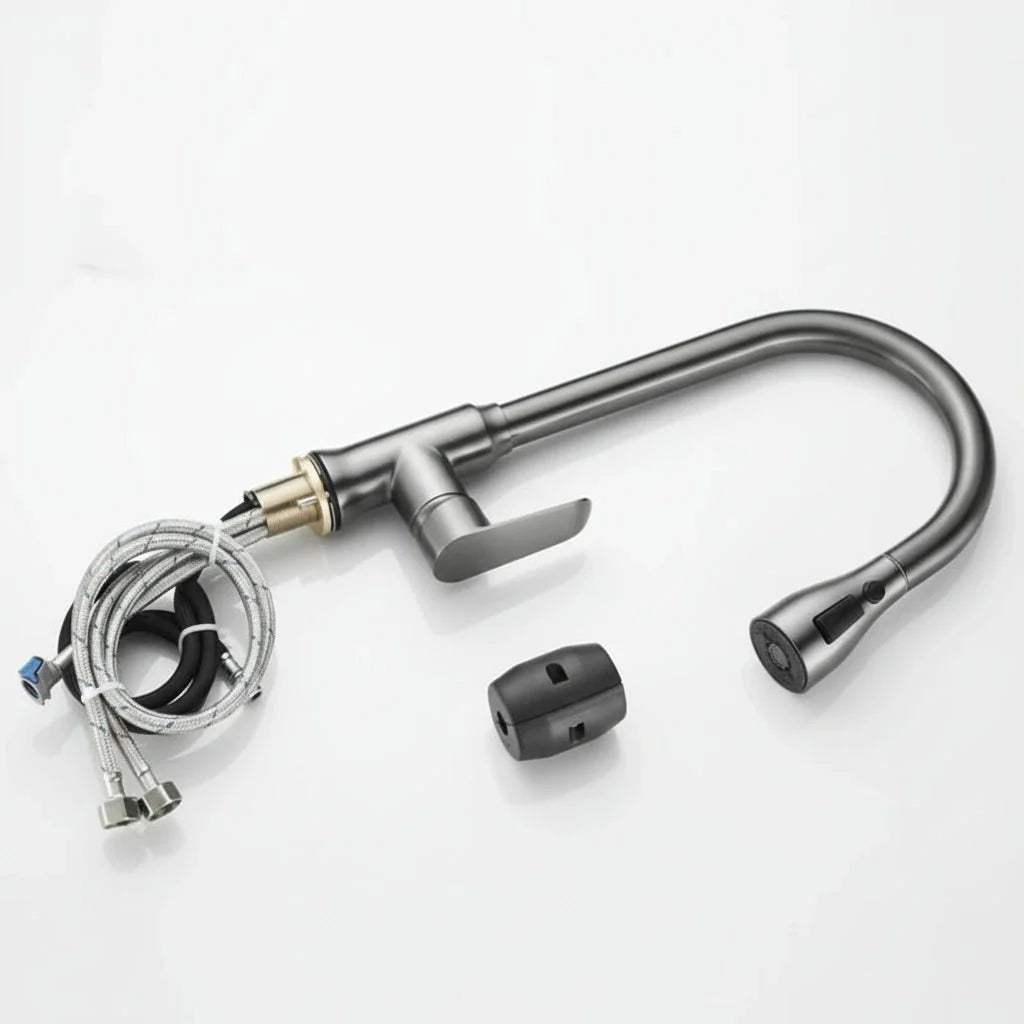 SWIVELPRO – 360° Rotating Pull-Out Kitchen Mixer Tap