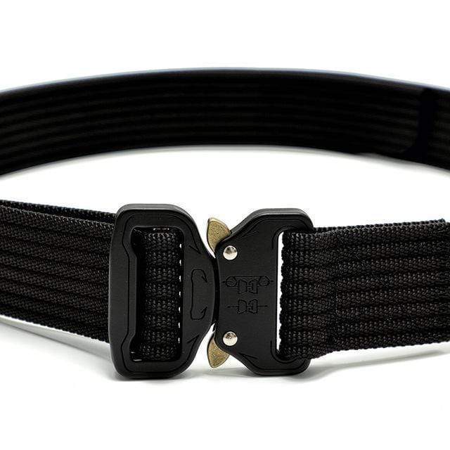 Men's Tactical Belt - Heavy Duty Military Style Nylon Riggers Webbing