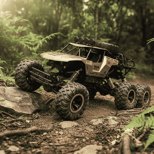 TERRAMAX – 6WD RC Monster Truck with LED Lights, 52 km/h Speed, Off-Road Fun