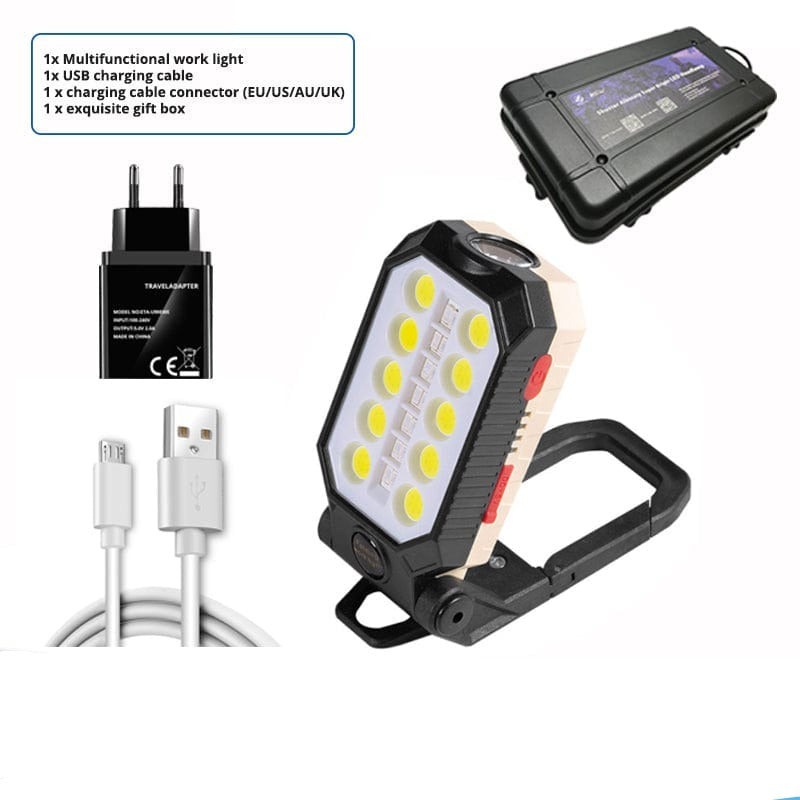Lantern Magnet Design COB LED Light