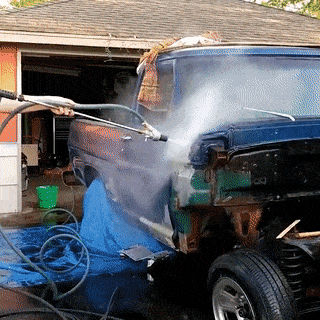 UPGRADE Sand Blaster - The Only Mobile, Airless, Dustless Sandblaster