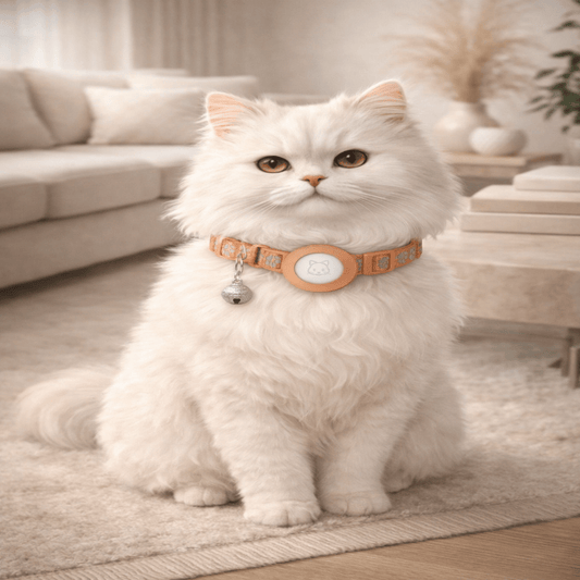 VELVETAIL SOFTCUB – Reflective Cat Collar with Airtag Holder and Safety Bell