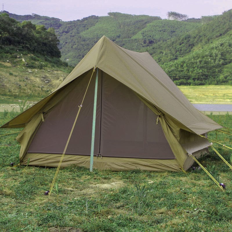 Vintage Green Cabin Ridge Tent