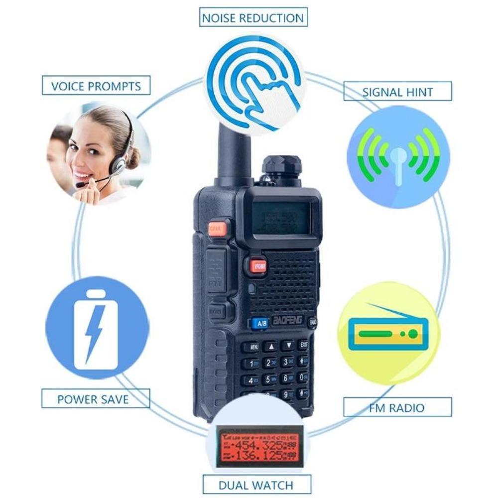 UV 5R Walkie Talkie (2pcs)
