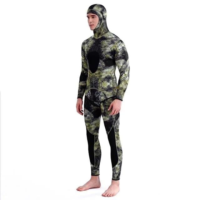 Camouflage Neoprene Submersible Diving Suit
