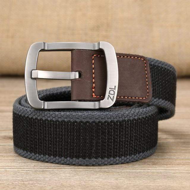 Metal Buckle Canvas Belt