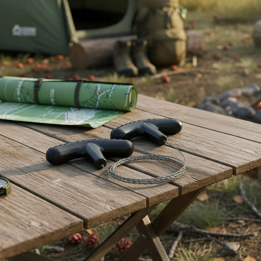 WIRECUT – Portable Steel Wire Saw for Camping, Hiking & Survival Use